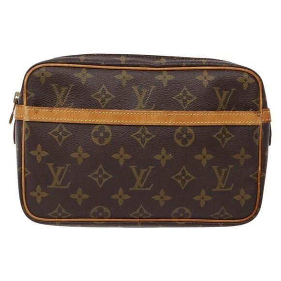 LOUIS VUITTON Monogram Compiegne 23 Clutch Bag - Picture 1 of 16